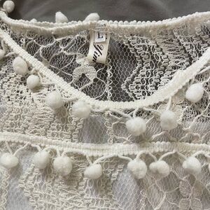 White Lace Intimate Top